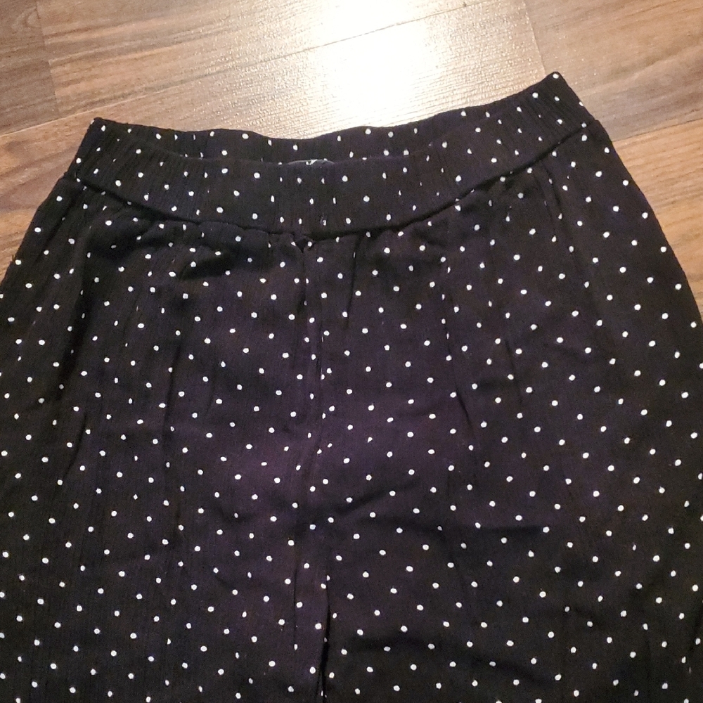 Lulu's Black and White Polka Dot Pants - Picture 2 of 7